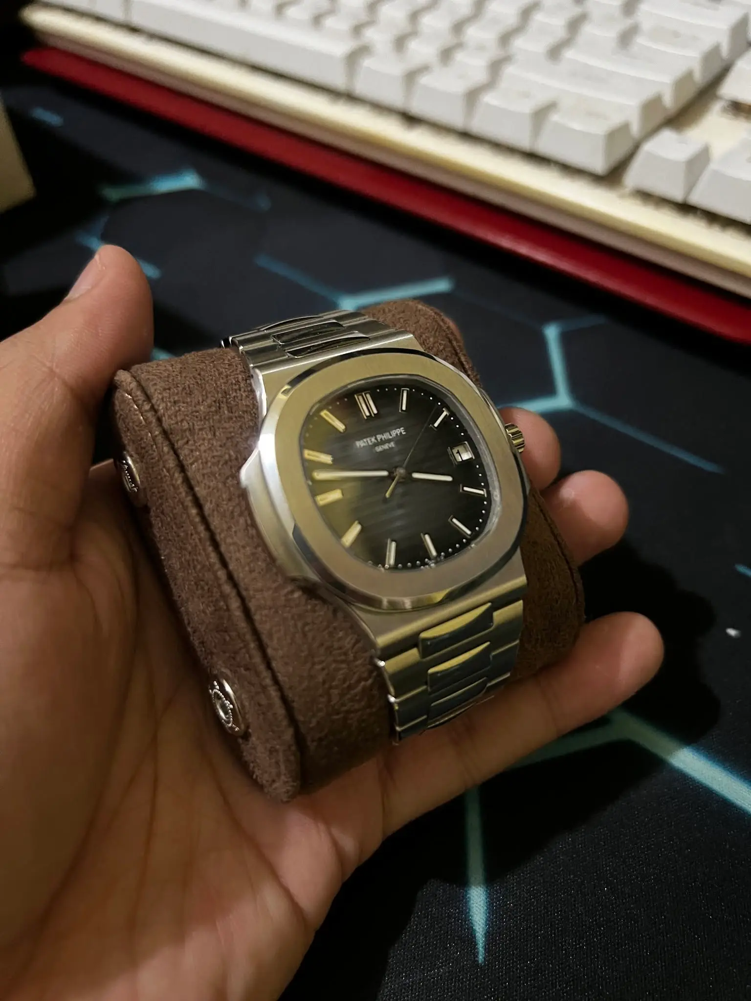 Datejust recebido — detalhe do mostrador